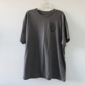 (#I) Wednesday Gray graphic T-shirt Size XL